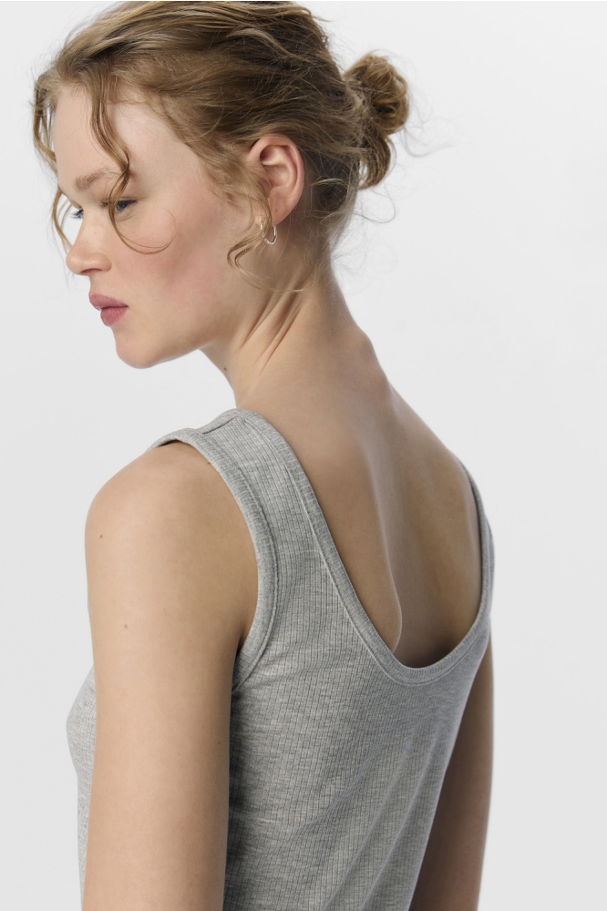 OBJJAMIE S/L SLI TANK TOP NOOS 23045692 LIGHT GREY MELANGE